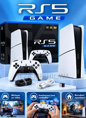 ​RS5 Home Game Console - Wireless Controllers & 4K HD Output
