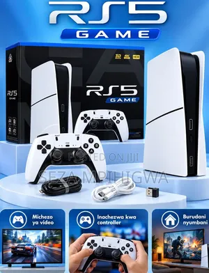 ​RS5 Home Game Console - Wireless Controllers & 4K HD Output