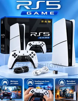 ​RS5 Home Game Console - Wireless Controllers & 4K HD Output