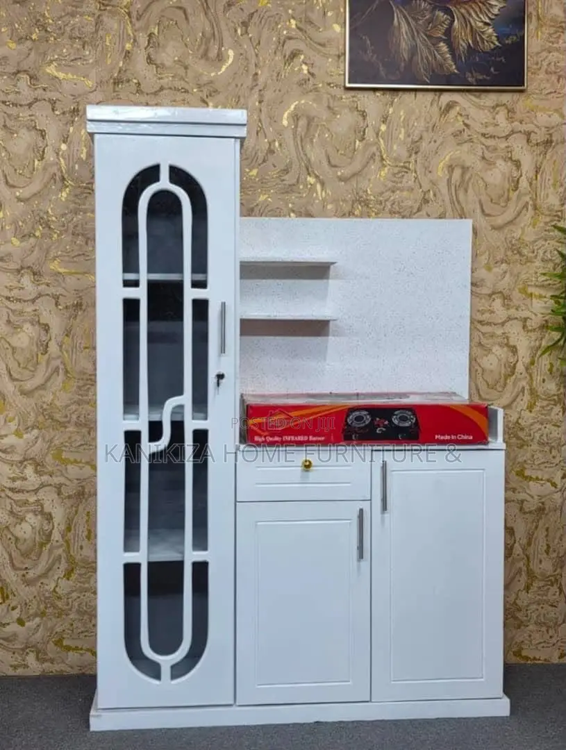 Kitchen Cabnate Ya Jiko La Plate Mbili Na Sehemu Ya Kuweka Vyombo