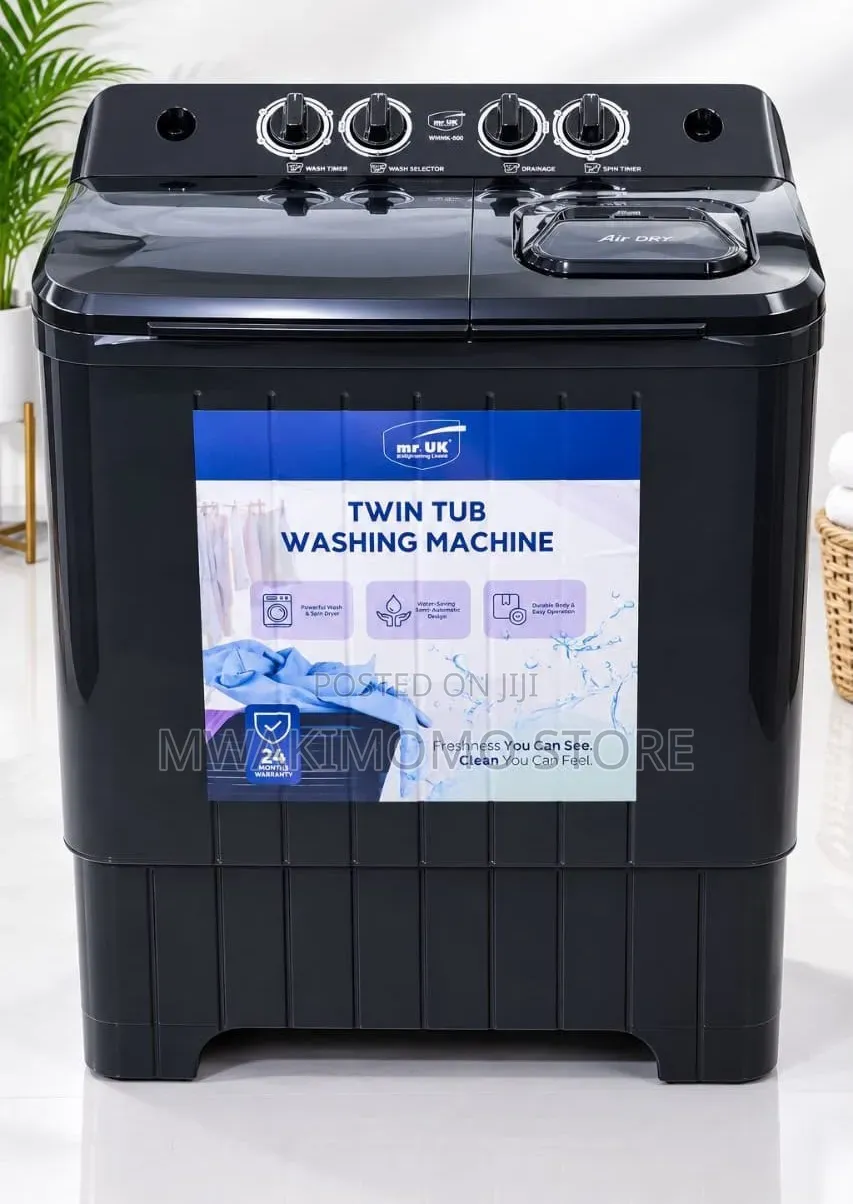MR UK Twin Tub Washing Machine 8kg (Model WMMK-800)