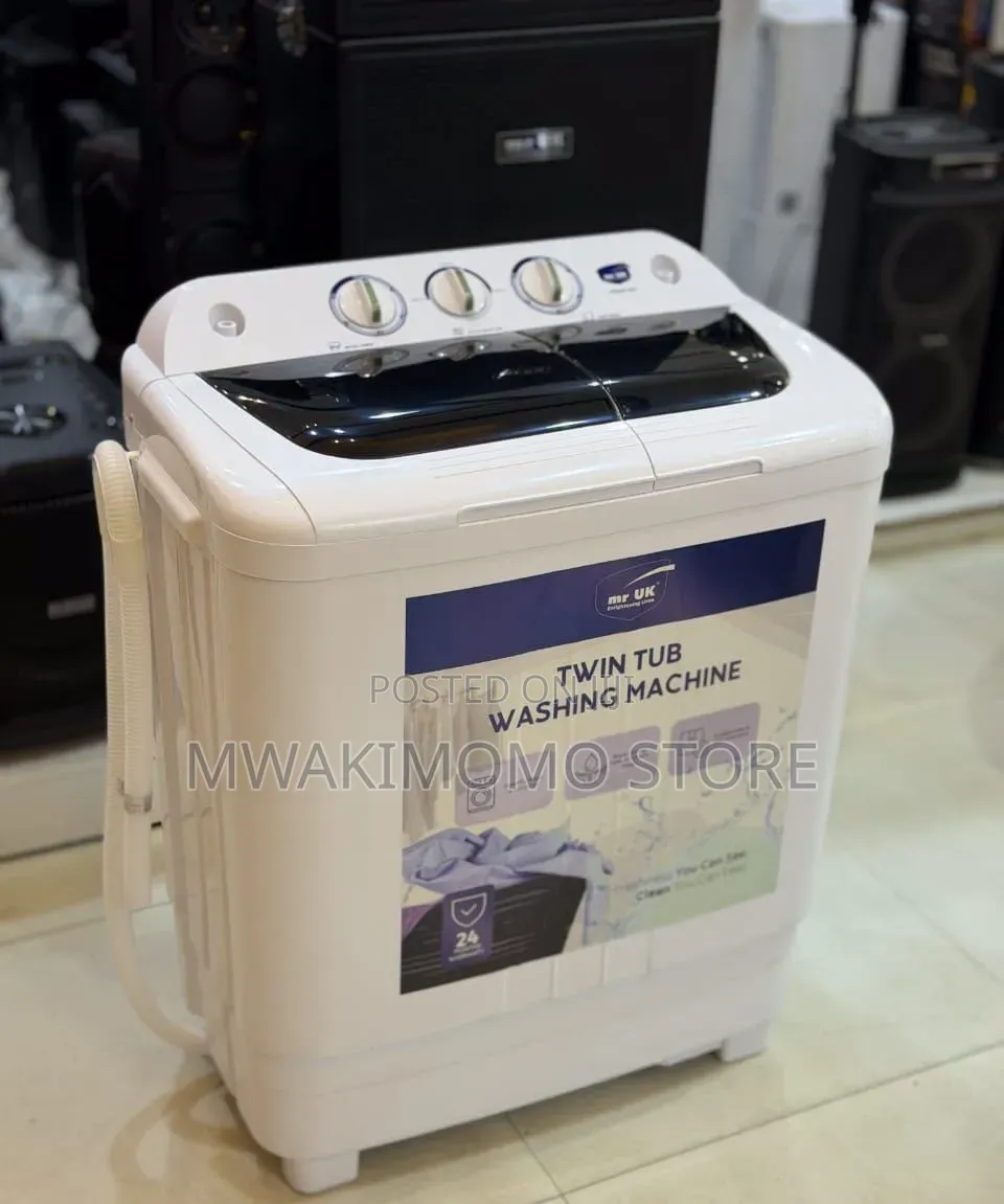 Mr. UK Twin Tub Washing Machine 7kg (Model WMMK-650)