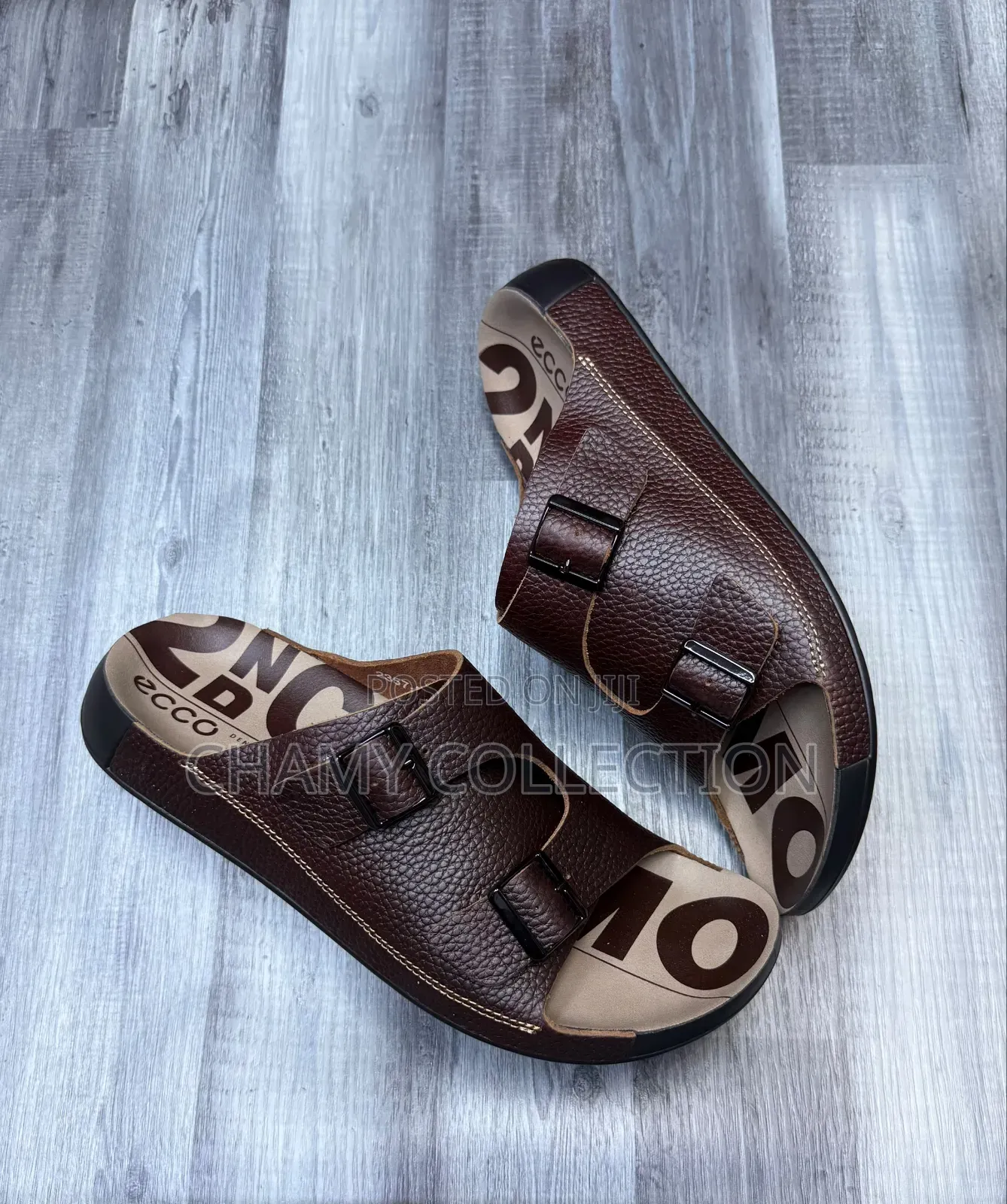 Men's Sandals Ecco Two Belts