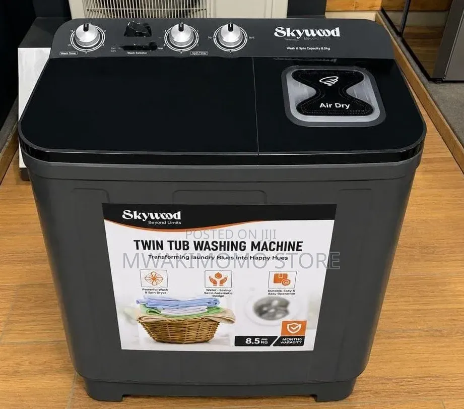 Skywood Twin Tub Semi-Automatic Washing Machine 7kg