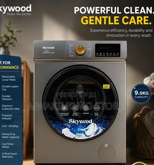 Skywood Front Load Washing Machine (Model: SKWM-FLXC080): 9kg