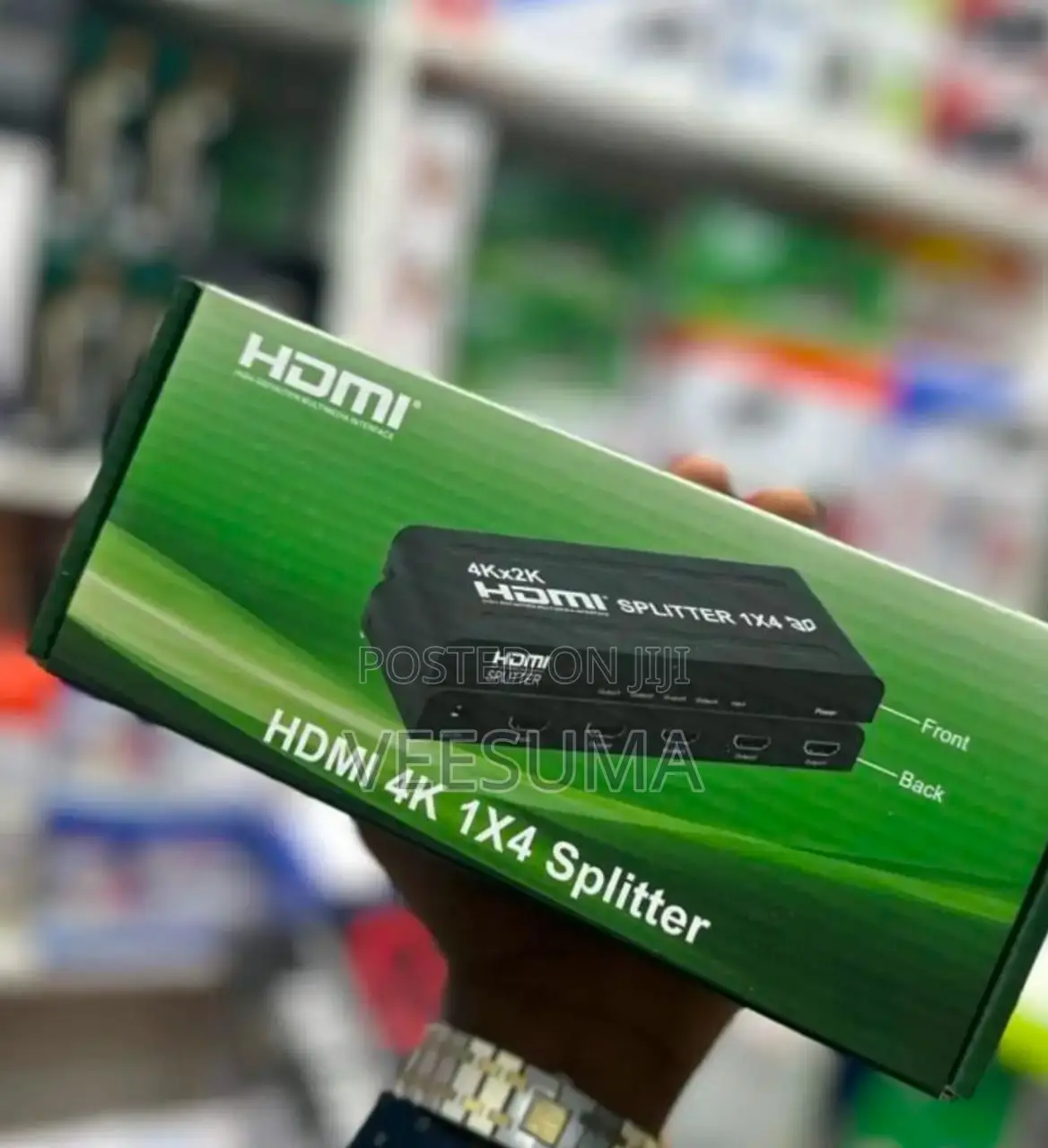 4-Port HDTV / HDMI Splitter 1x4 (4K / 2K Support)