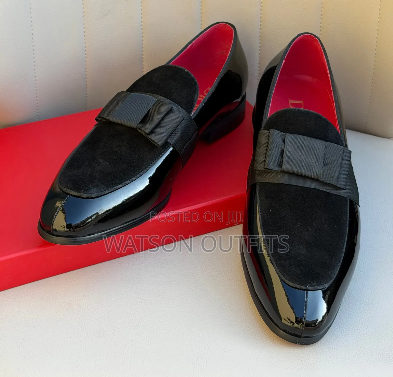 DIOR Black Colour Design Men's Leather Shoes