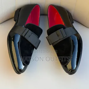 DIOR Black Colour Design Men's Leather Shoes