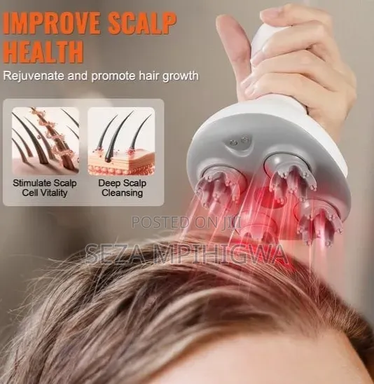 Kifalme Cha Massage: Smart Electric Head & Body Massager!