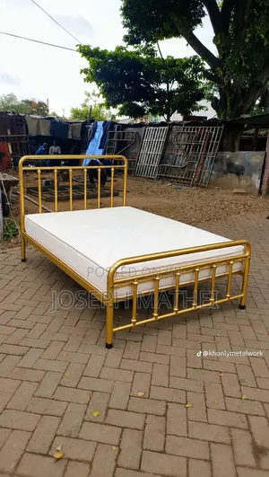 Metal Bed Gold 5/6