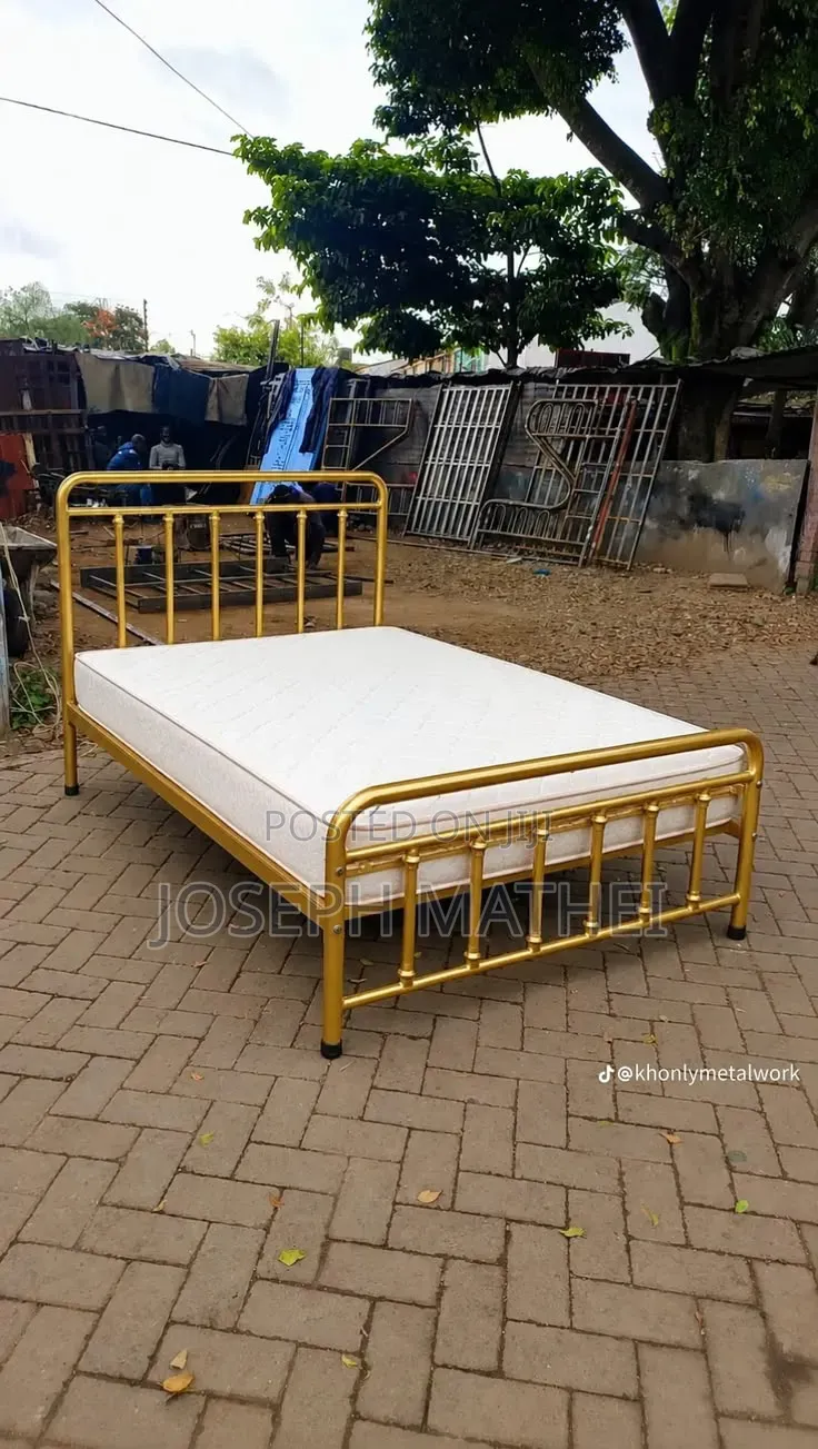 Metal Bed Gold 5/6