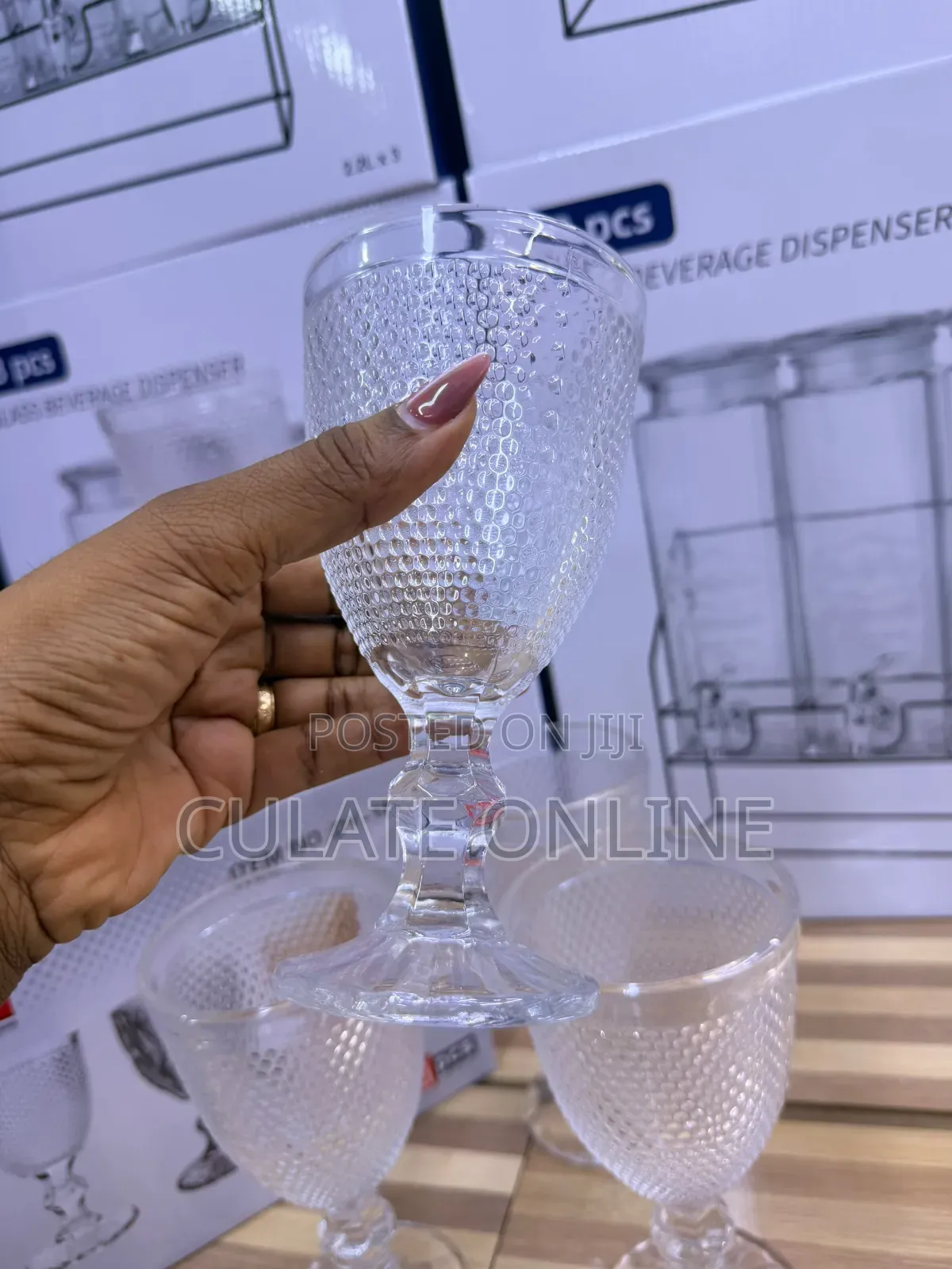 6pcs Wine / Champagne Glass Set