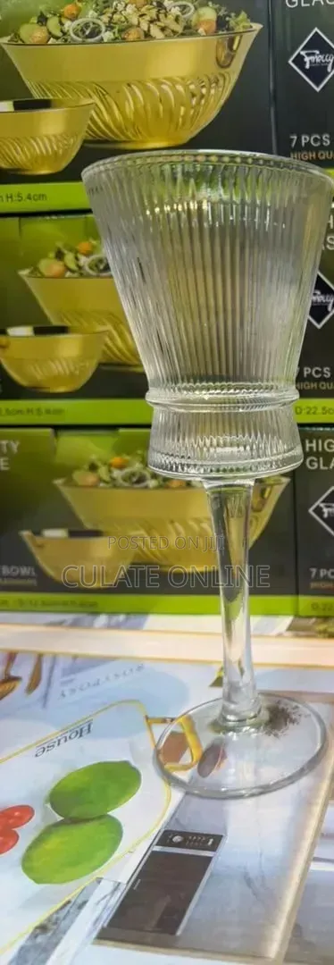 6pcs Wine / Champagne Glass Set