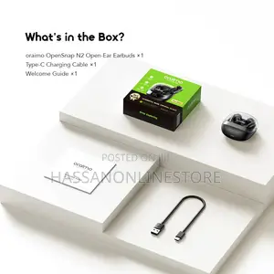 Oraimo OpenSnap N2 Deep Bass Open-Ear True Wireless Earbuds
