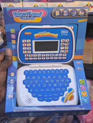Blue and White Educational Computer / Notebook PC Toy