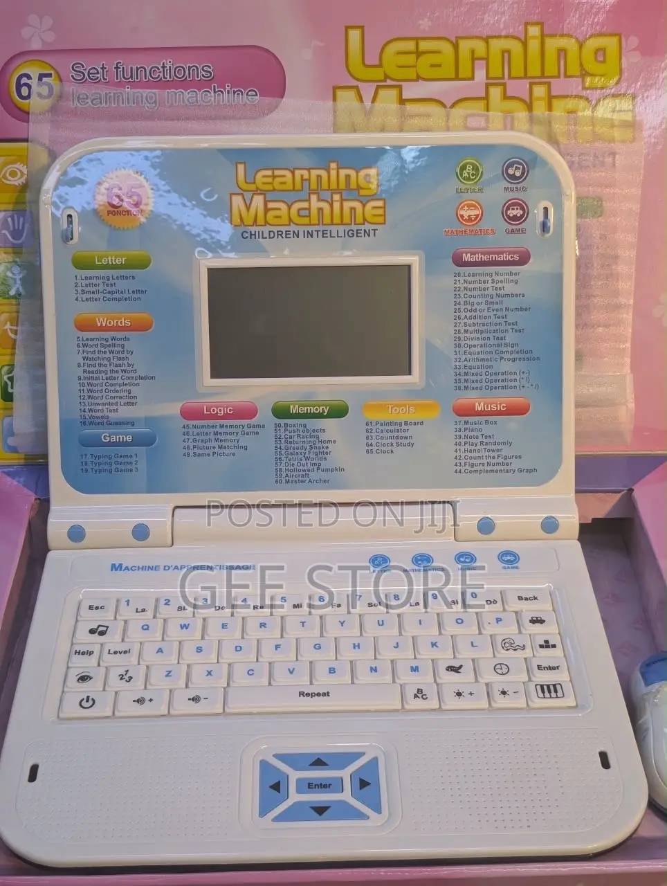 65-Function Children's Educational Toy Laptop