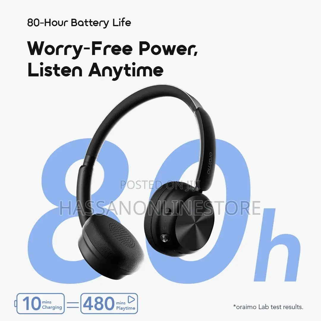 Oraimo BoomPop Air Lightweight on-Ear Wireless Headphones