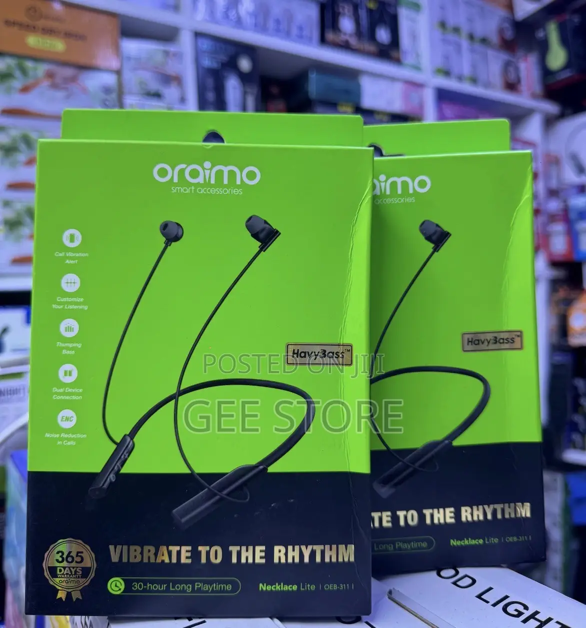 Oraimo Necklace Lite (Model OEB-311) Wireless Neckband Earphones