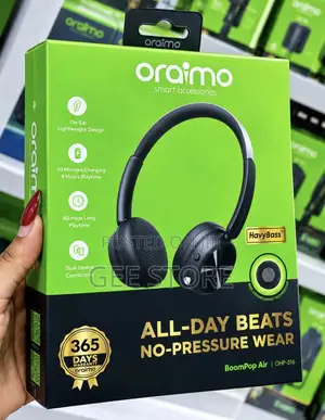 Oraimo BoomPop Air (Model: OHP-316) Wireless on-Ear Headphones