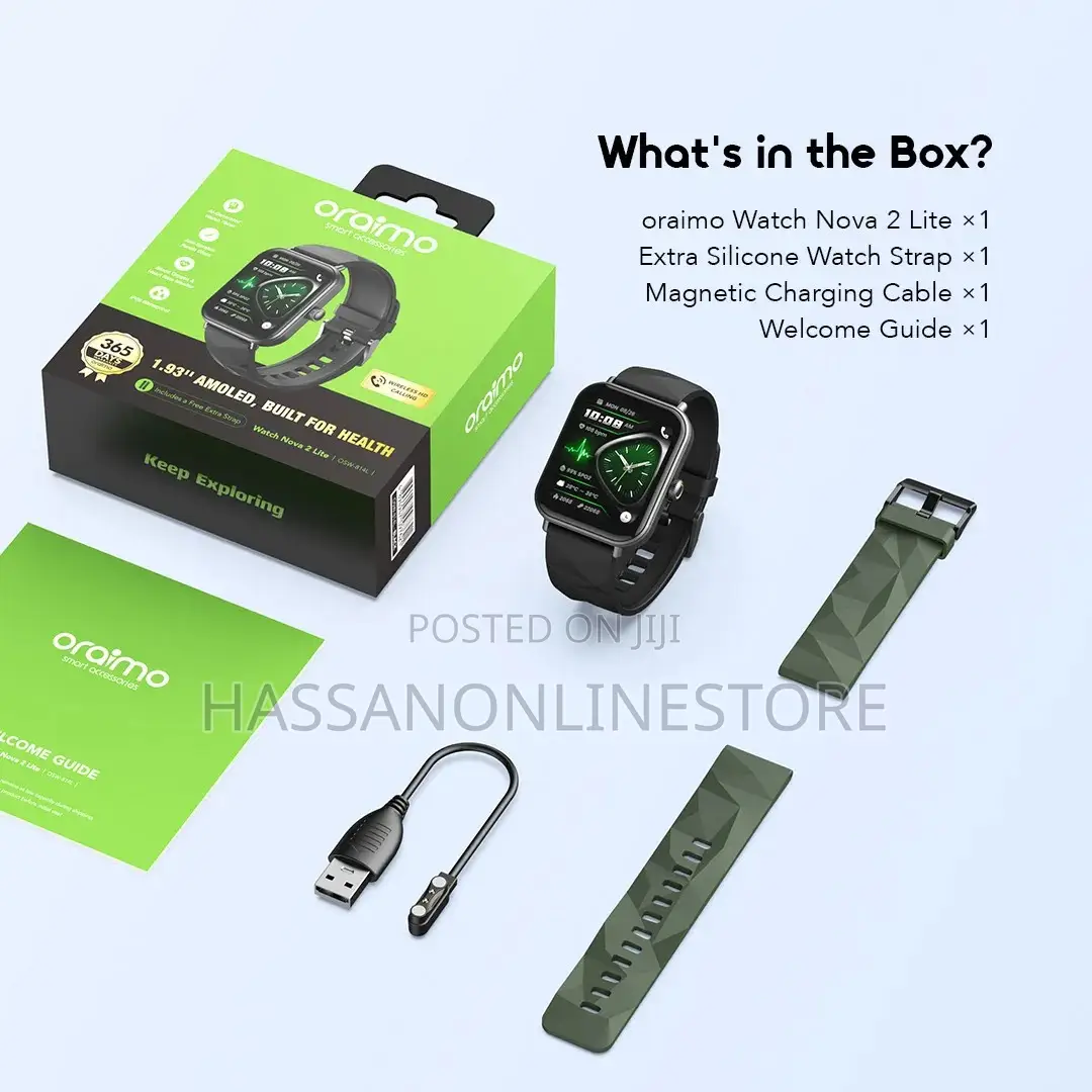 Oraimo Watch Nova 2 Lite 1.93'' AMOLED Smart Watch