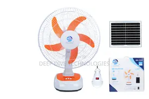 DK-153S Rechargeable Solar Table Fan