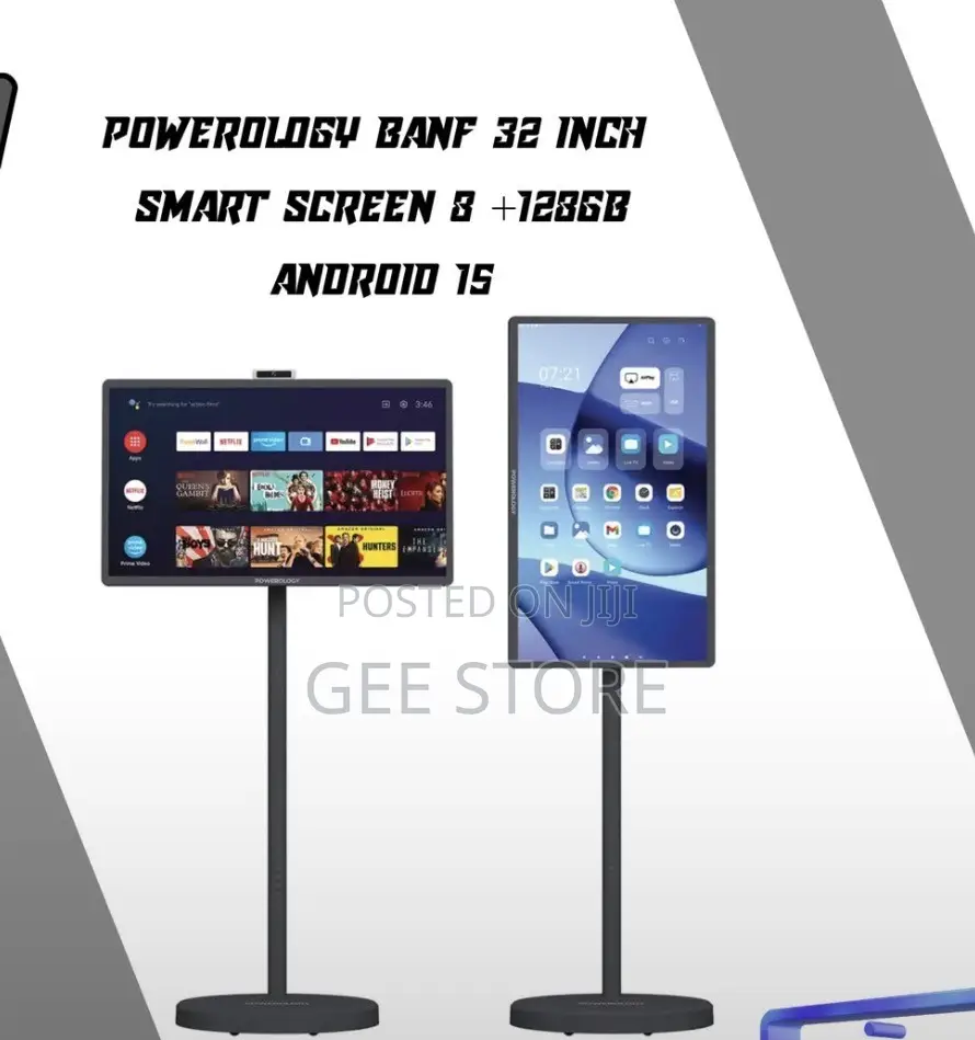 The Powerology Banf 32-Inch Portable Smart Monitor