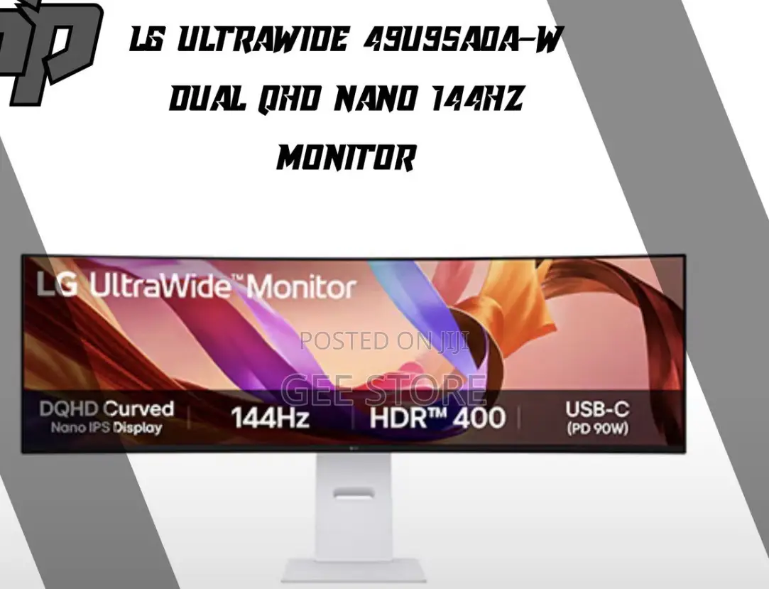 The LG UltraWide 49u950a-W Is a 49-Inch Curved Super-Ultrawide Monitor