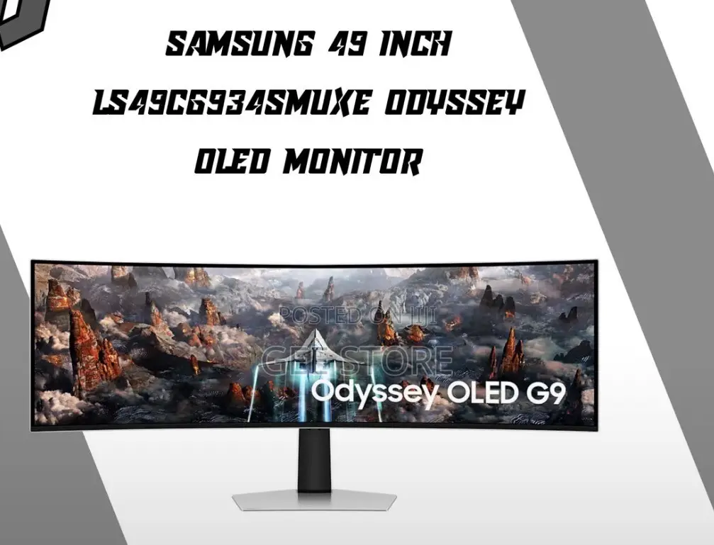The Samsung 49" Odyssey OLED G9 (Model LS49CG934SMXUE) Curved Gaming