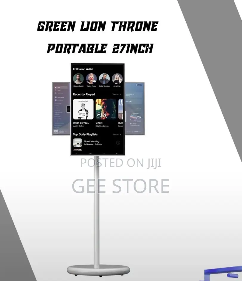Green Lion Throne 27 Inch Smart Portable TV