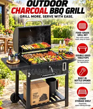 Outdoor Charcoal BBQ Grill