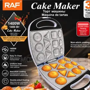 Multi-Shape Cake and Biscuit Maker RAF R.260an Electric Baking