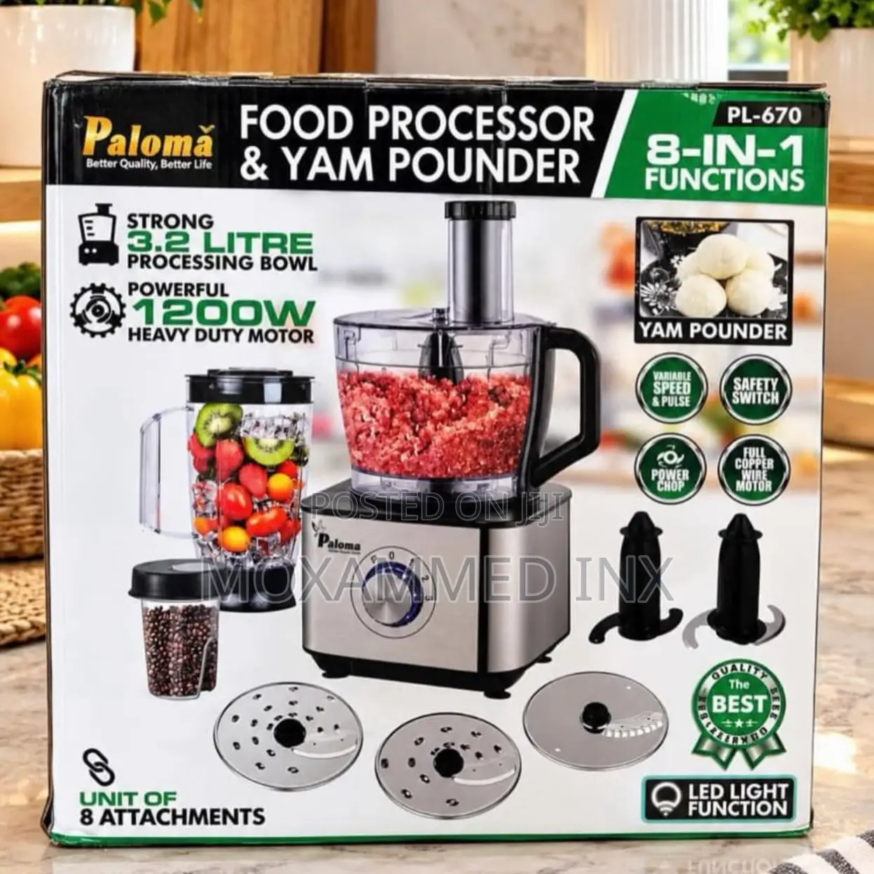 Paloma Food Processor and Yam Pounder
