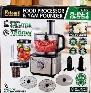 Paloma Food Processor and Yam Pounder