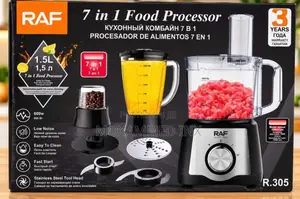 RAF 7 in 1 Food Processor (Model R.305), a Multi-Functional Kitchen