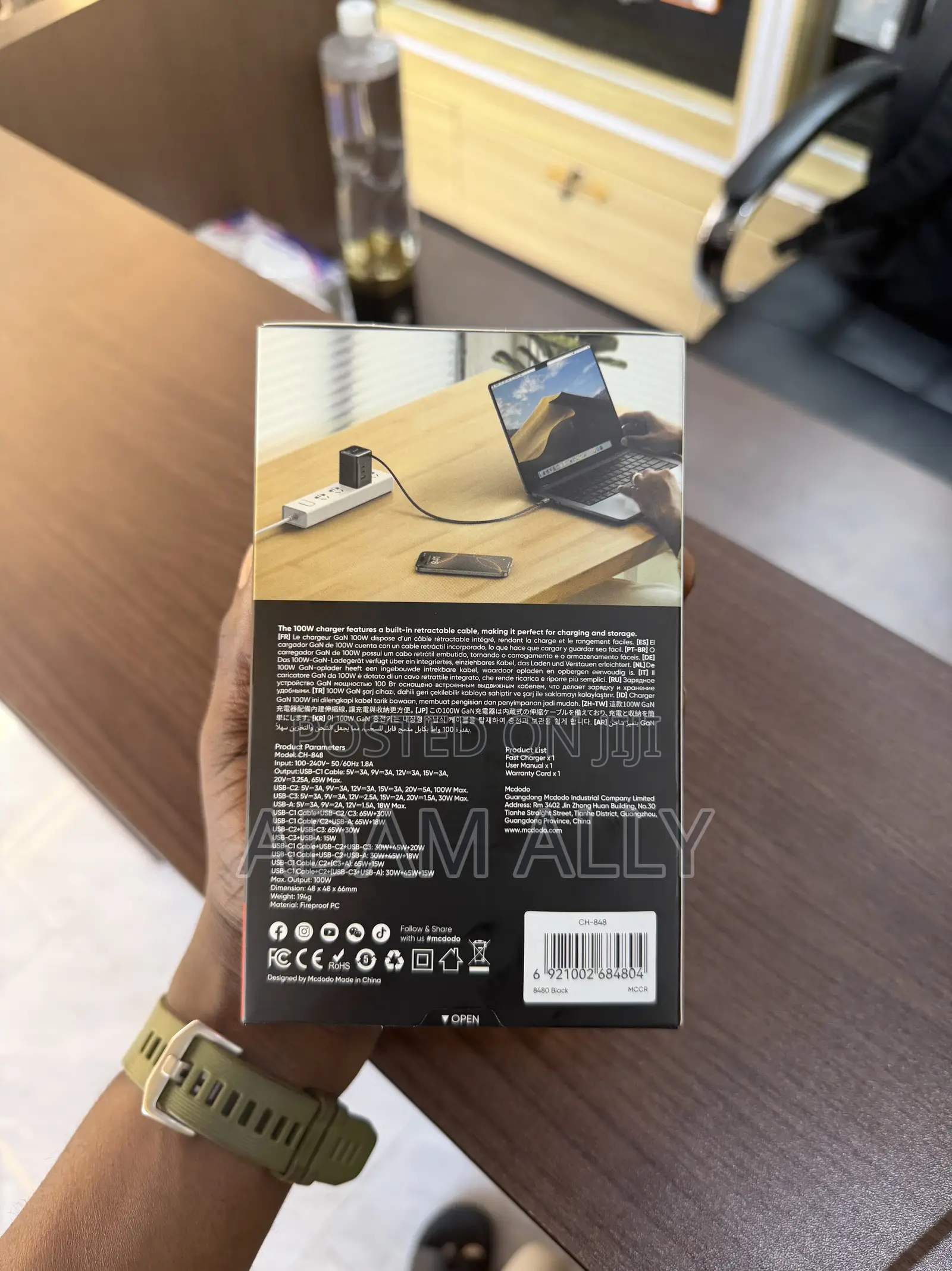 McDodo Free Go 100w Gan Charger