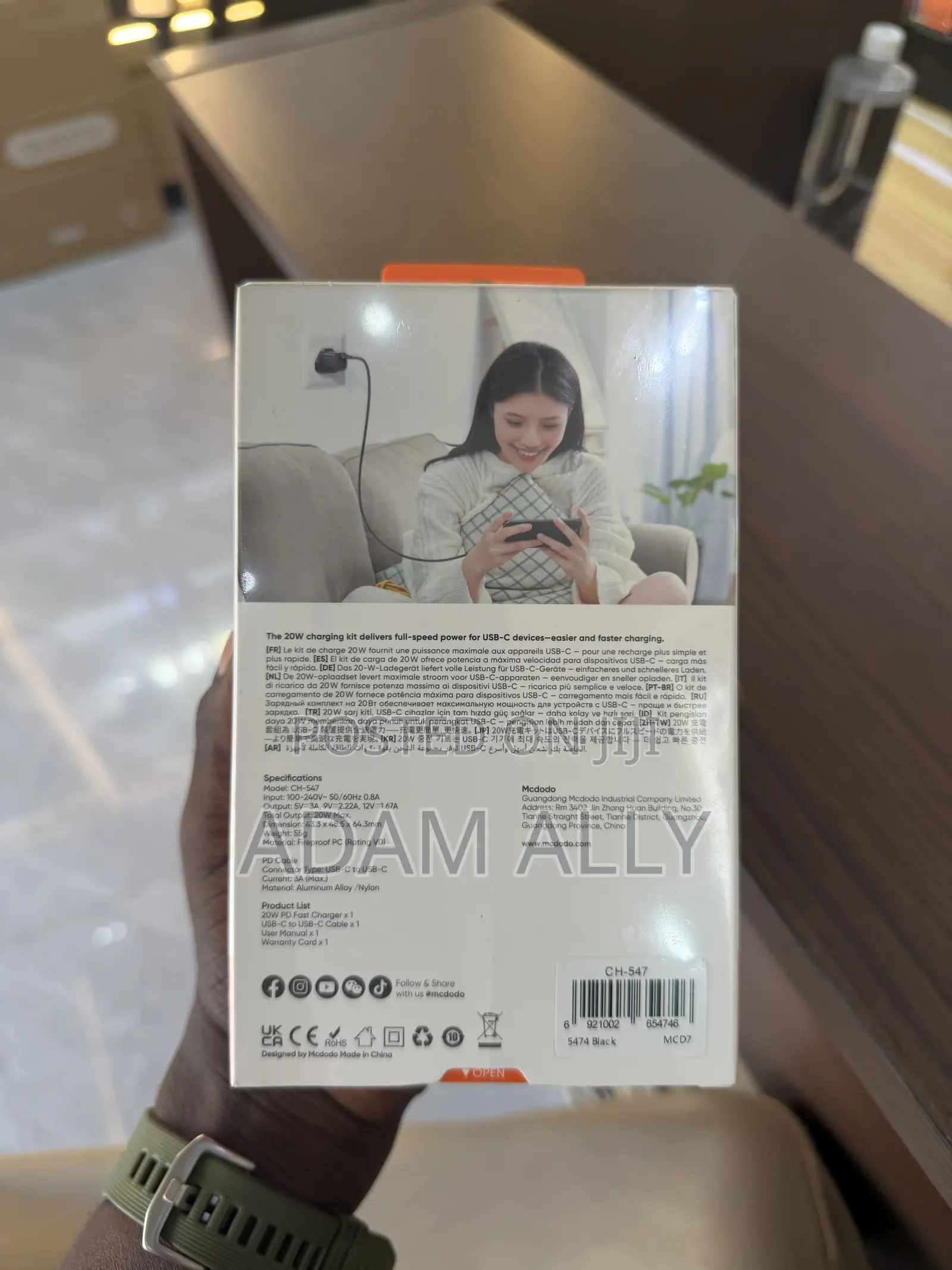 McDodo Nano 20 20w Gan Mini Fast Charger