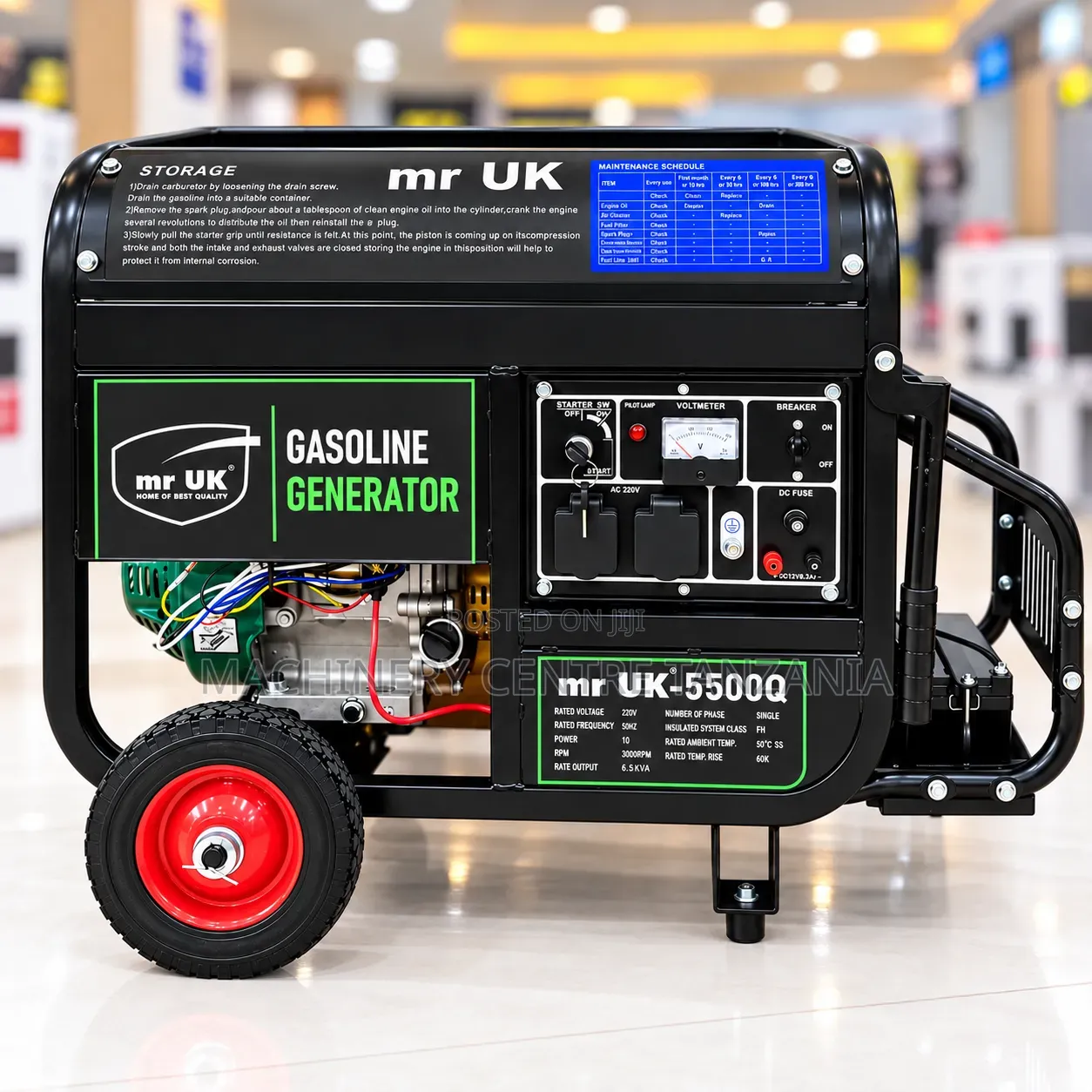 Mr UK Gasoline Generator 6.5KVA