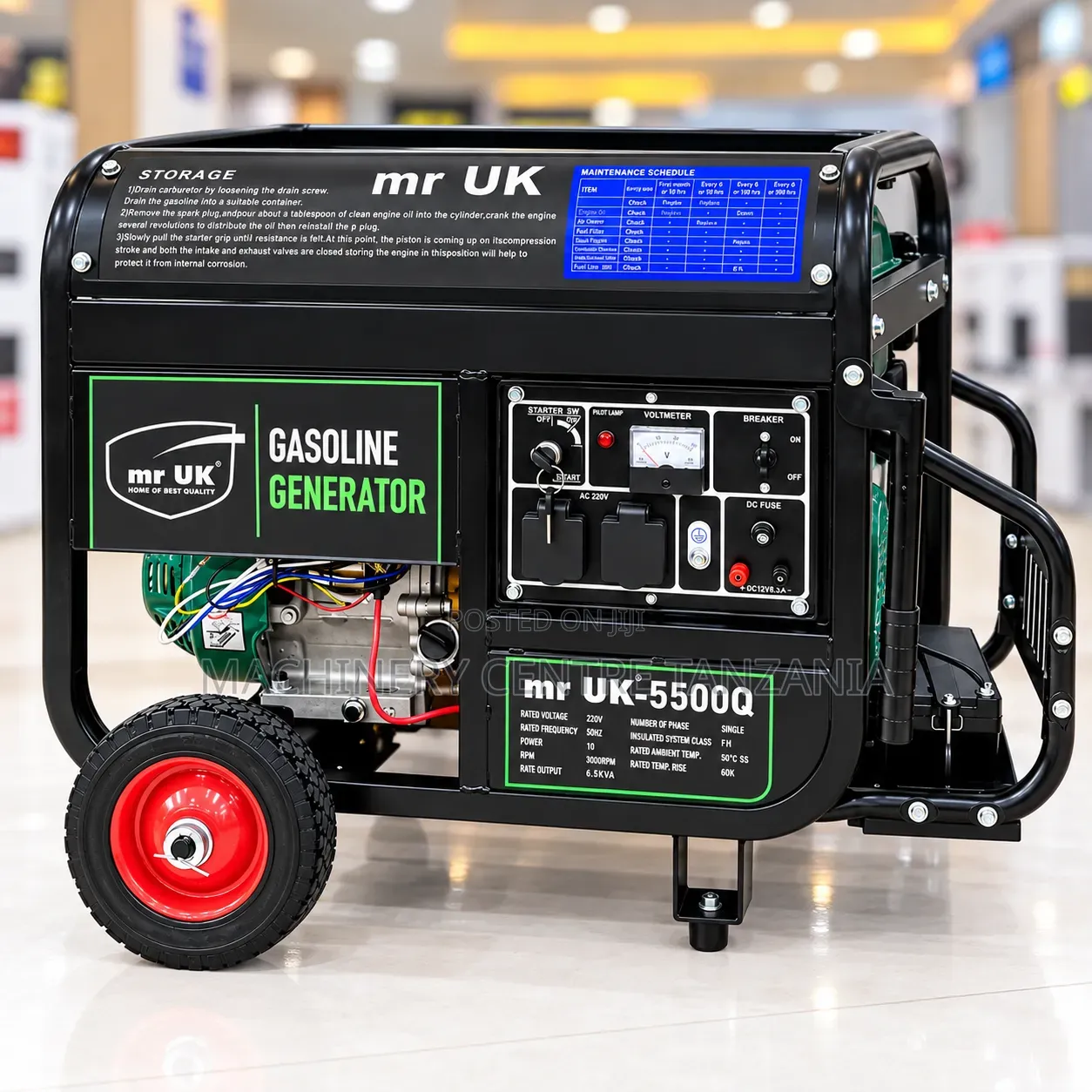 Mr UK Gasoline Generator 6.5KVA