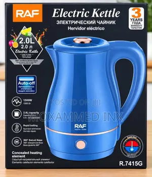 RAF Electric Kettle (Model R.7415G) .With a 2.0-Liter Capacity