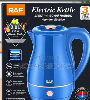 RAF Electric Kettle (Model R.7415G) .With a 2.0-Liter Capacity