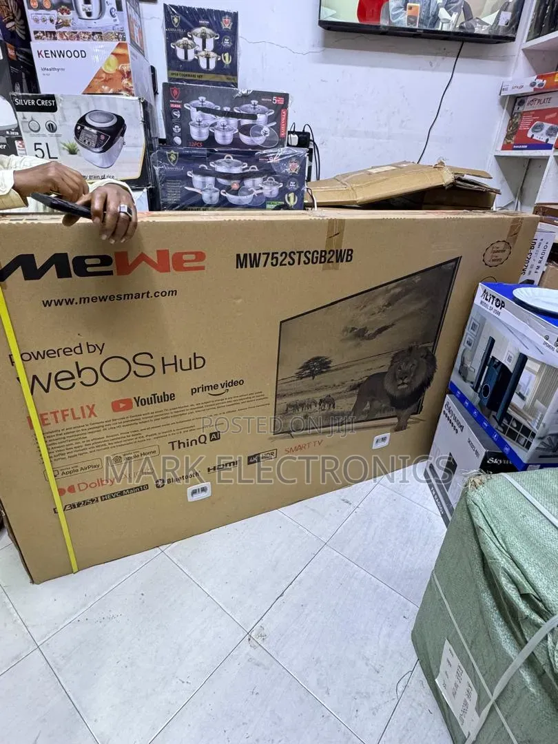 Mewe 75" Smart TV Powered by Webos