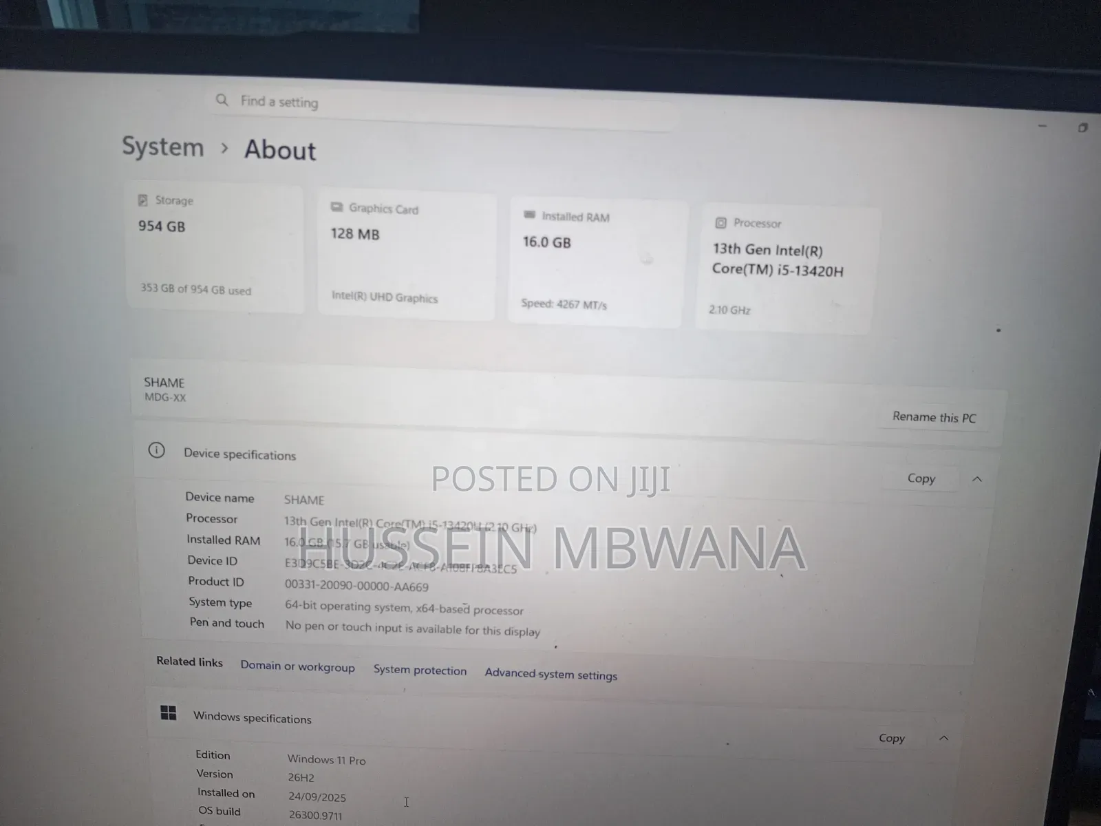 Laptop Huawei 16GB Intel Core i5 SSD 1T