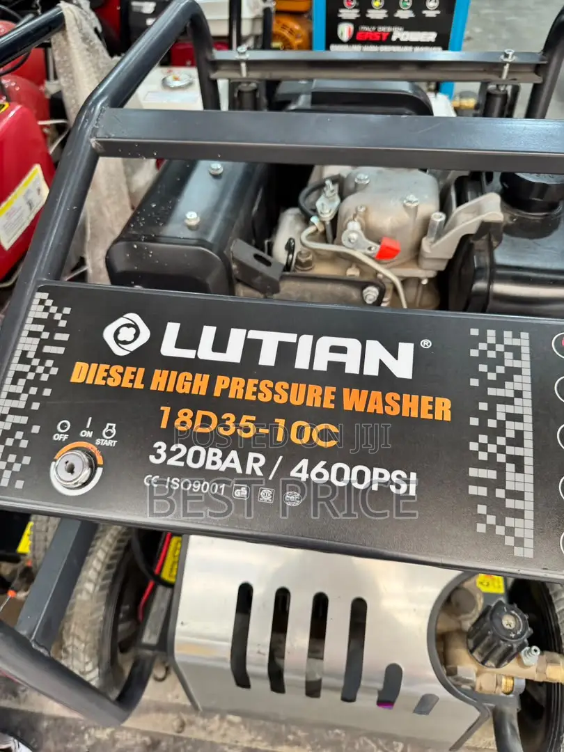 Lutian 10HP Diesel High-Pressure Washer (Model 18d35-10c / 18d36-10c)