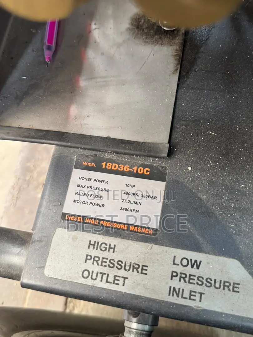 Lutian 10HP Diesel High-Pressure Washer (Model 18d35-10c / 18d36-10c)