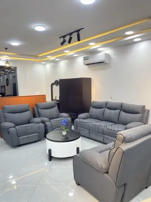 Recliner Sofa Grey Color