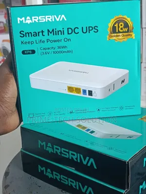 Marsriva KP6 Smart Mini DC UPS 18W — Router Na CCTV | Warranty 1Yr