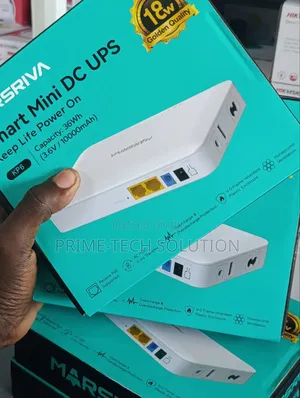 Marsriva KP6 Smart Mini DC UPS 18W — Router Na CCTV | Warranty 1Yr