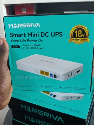 Marsriva KP6 Smart Mini DC UPS 18W — Router Na CCTV | Warranty 1Yr