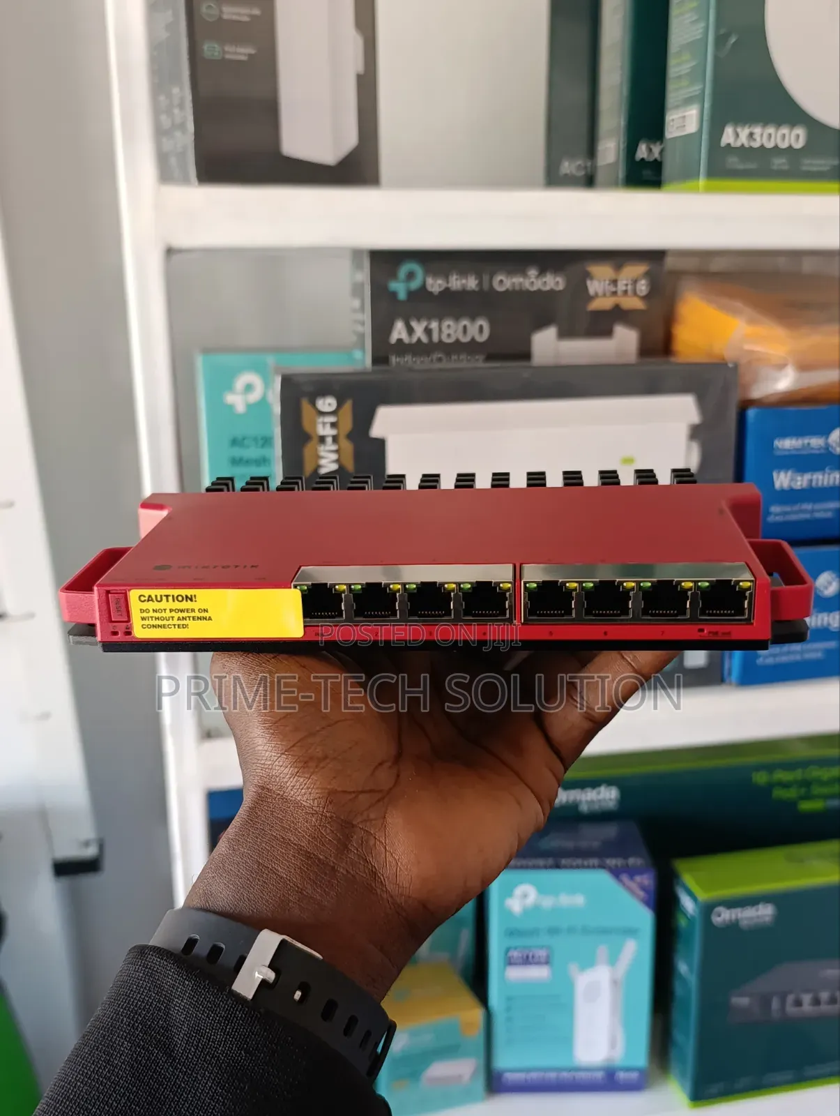 MikroTik L009UiGS-2HaxD-in WiFi 6 Router 8 Gigabit + SFP | TZ