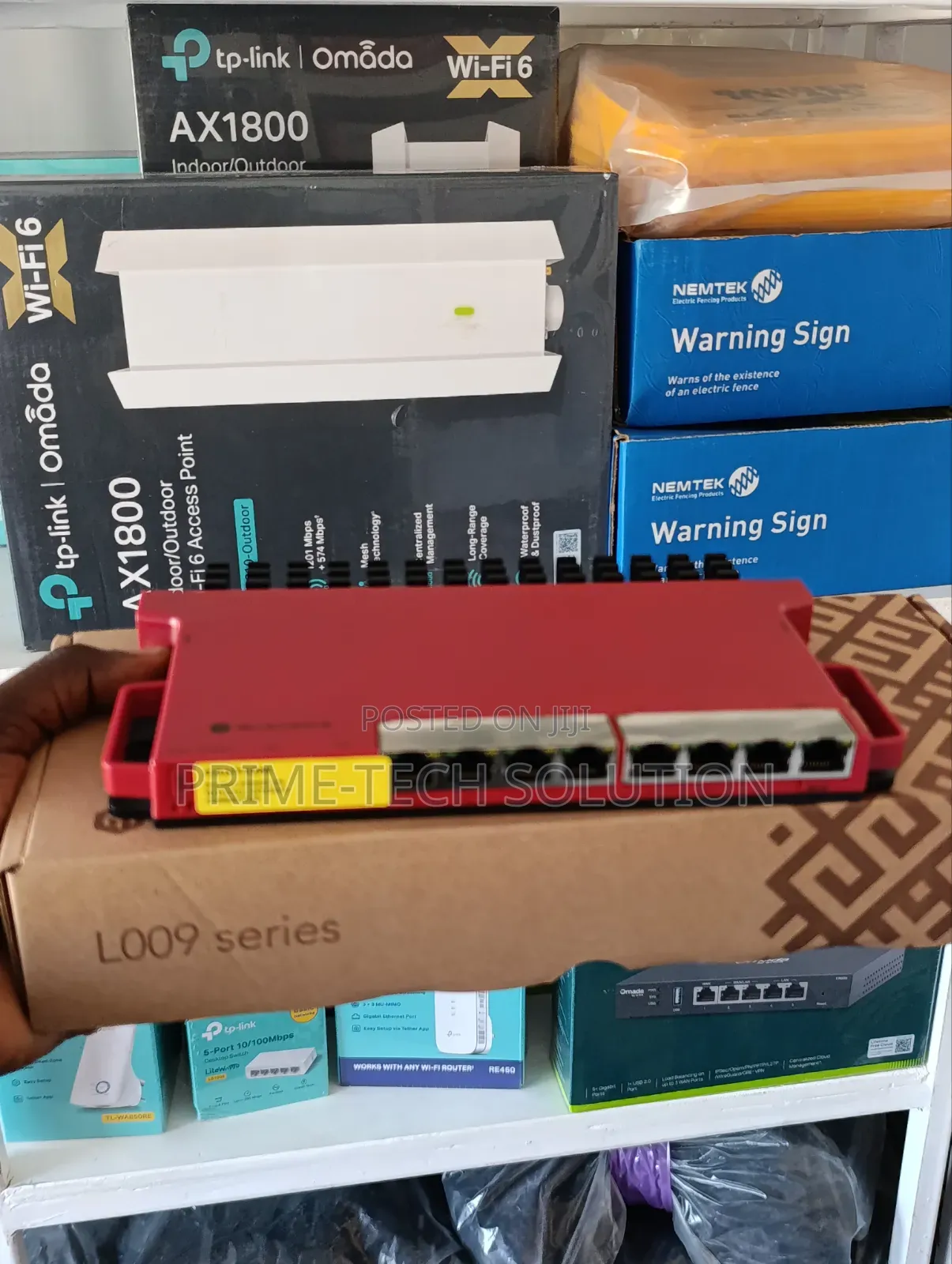 MikroTik L009UiGS-2HaxD-in WiFi 6 Router 8 Gigabit + SFP | TZ